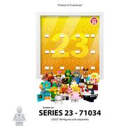 Shadow Box Cornice Vetrina Frame 27 CM Display LEGO Minifigure Series 23 71034