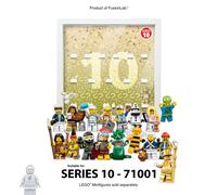 Shadow Box Cornice Vetrina Frame display LEGO Minifigure Series 10 71001 27 CM