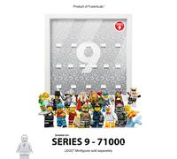 Shadow Box Cornice Vetrina Frame display LEGO Minifigure Series 9 71000 27 CM