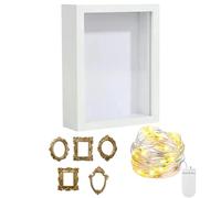 Shadow Box Display Frame - Montaggio a parete, facile installazione, cornice per oggetti da collezione, per matrimoni, compleanni, inaugurazione della casa, vacanze, madre, fidanzata, amici, famiglia