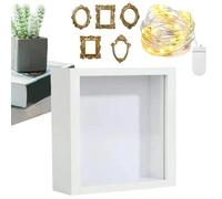 Shadow Box per Ricordi - Di Montaggio A Parete Con Protezione,Vetrina per Oggetti da Collezione - Per Matrimoni, Compleanni, Inaugurazione della Casa, Feste, Mamma, Fidanzata, Amici E Famiglia