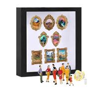 Shadow Box Photo Frame - Decorative Museum Display, Multi-Purpose Memory Holder, Wall Mount Case for Family Friends, Birthdays Holidays Housewarming Weddings Graduation Retirement