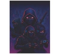 Shadow Code: Ninja Gamer Notebook: Futuristic Ninja Gamer Notebook: Cool Sci-Fi Journal for Teens, Gamers, and Anime Fans