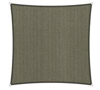 Shadow Comfort Ombra Vela Parasole Impermeabile HDPE Tenda da giardino per Esterno Giardino Terrazza UV Blocco - Quadrato 5x5m - Desert Storm