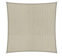 Shadow Comfort Shadow Zela Parasole Idratante HDPE Tenda da Giardino per Esterno Giardino Terrazza UV Blocco - Quadrato 6x6m - Sabbia Sahara
