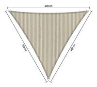 Shadow Comfort Shadow Zela Parasole Idratante HDPE Tenda da giardino per Esterno Giardino Terrazza UV Blocco - Triangolo 2x2m - Sabbia Sahara