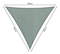 Shadow Comfort Shadow Zela Parasole Idratante HDPE Tenda da giardino per Esterno Giardino Terrazza UV Blocco - Triangolo 4x4m - Country Blue