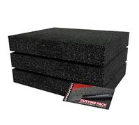 Shadow Foam Confezioni Piccole 3 pezzi, inserti in schiuma per cassetta degli attrezzi, foglio in schiuma, 40 x 32 cm, organizzazione degli attrezzi fai da te e sistemi di stoccaggio degli attrezzi