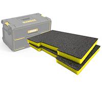 Shadow Foam Easy Peel - Inserti in schiuma per cassetti DeWalt ToughSystem [giallo 30 mm Twin Pack] per l'organizzazione degli attrezzi, Kaizen, 5s, contenitori per attrezzi e scatole