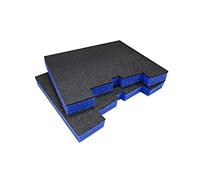 Shadow Foam Easy Peel - TSTAK/ProStack Cassetto Inserto [Blue 30 mm Confezione doppia] Schiuma personalizzabile per sistemi modulari DeWalt/Stanley | Ideale per organizzatori Lean, 5S, Kaizen e Custom