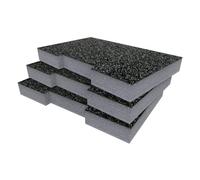 Shadow Foam Inserto compatibile con ToughSystem 2.0 3 cassetti grigio 50mm