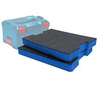 Shadow Foam L-Boxx - Inserti in schiuma per cassetta degli attrezzi modulari Sortimo L-Boxx 102-374, compatibili con L-Boxx 102-374 (blu, 50 mm), ideali per utensili elettrici e organizzazione degli