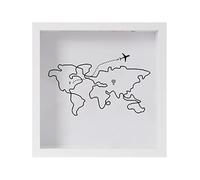 Shadow Frame Box, 8x8 Display Case, Protective Slot Storage Keepsake Frame Holder System, Ticket Photo Flower Specimen Memory Display Tool, for Photo Specimens Stamps Keepsake Wall Shelf Decor