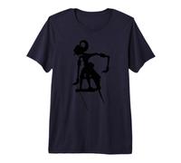 Shadow Play: Le Sagome artistiche di Wayang indonesiano Maglietta Premium