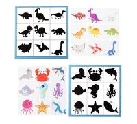 Shadow Puzzle, Matching Toy, Wooden Shape Pairing, Early Learning Game, Cognitive Skill Builder, Educational Toys for Home, Outdoors, School, and Travel, 7,28 x 7,09 x 1,38 pollici