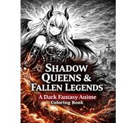 Shadow Queens and Fallen Legends: A Dark Fantasy Anime Themed Coloring Book
