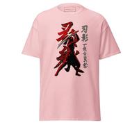 Shadow Warrior - Maglietta estetica giapponese Samurai Shinobi per giocatori - Design feudale ispirato al Giappone per i fan dell'universo Shadow Creed, rosa chiaro, L