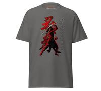 Shadow Warrior - Maglietta estetica giapponese Samurai Shinobi per giocatori - Design feudale ispirato al Giappone per i fan dell'universo Shadow Creed, Carbone, S