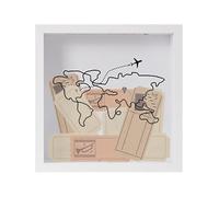 Shadowbox Frame, 8x8 Inch Display Box, Protective Ticket Display Frame with Clear Cover, Home Decor Showcase Case, Keepsake Holder with Deep Design, Wall Shelf Decoration for Office and Home