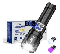 Shadowhawk Torcia LED UV ricaricabile 2 in 1