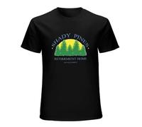 Shady Pines Retirement Home T-Shirt Tee Funny Golden TV Show Retro Vintage Crew Neck Unisex Short Sleeve T-Shirt M