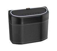 Shaersu Cestino Rifiuti Auto | Organizer Illuminato per Rifiuti Veicolo - Contenitore Antiodore per SUV Pick-Up Camion Barche Cabine Viaggi