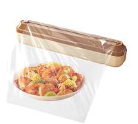 Shaersu Distributore Per Pellicola Alimentare Con Taglierina | Porta Pellicola Riutilizzabile - Distributore Per Film E Carta Di Alluminio | Per Cassetto Armadio Parete Dispensa Frigorifero