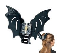 Shaersu Fermaglio A Farfalla Halloween | Accessorio Capelli Stile Gotico,Accessori Antiscivolo Decorazioni Donna Tema Horror Per Scatti Spaventosi Eventi Moda Gotica Cosplay