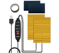 Shaersu Manopole riscaldate, antiscivolo, a 3 temperature, con nastro adesivo, per auto, per ciclismo, equitazione, tour, autostrada, pendolari, scooter, bici, uomini e donne