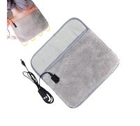 Shaersu Scaldapiedi USB, regolabile con timer, riscaldato, elettrico, per letto, divano, dormitorio, sotto la scrivania, per la notte, mamma, nonna, adolescenti, anziani