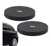 Shaersu Supporto Light Bar | 2 Pezzi PortaLampada A Base Magnetica,Supporti Di Montaggio Con Filettatura Interna Per Luci A LED | Per Veicoli Automobilistici Come Auto, Camion, SUV E Anche Veicoli