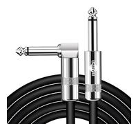 Shaevle Cavo per strumenti elettrici, per basso AMP, 1/4, per chitarra elettrica, basso, tastiera, mandolino elettrico, Pro Audio (RIGHT, 6 m/20 ft)