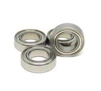 SHAFACIAL Cuscinetti ceramici ibridi 10 Pezzi ABEC7 4x10x4 SMR104Z CB Sfere in Ceramica RC Cuscinetto SMR104C SMR104 L1040ZZ Cuscinetti in Ceramica ibridi(SMR104C-ZZ 4x10x4mm)