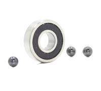 SHAFACIAL Cuscinetti ceramici ibridi Cuscinetto ceramico Ibrido R4 6.35 * 15.875 * 4.97 mm ABEC-1 1PC Mandrino Motore Industriale R4HC Ibridi Cuscinetti a Sfere Si3N4 3NC R4RS