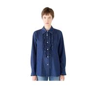 Shaft - Camicia Gale regular in chambray stretch used - - Blouses & Shirts - Donna - Blu - S