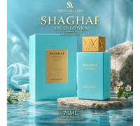 SHAGHAF OUD TONKA Eau De Parfum 75ML Profumo di lusso a lunga durata dolce con Oud, Vaniglia e Tonka vetro