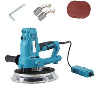 ShaiVrissian 1800w Levigatrice Elettrica per Muri a Secco,Levigatrice con Aspiratore Integrato,5 velocità Variabili,Luci LED,Tubo Flessibile,per Levigare Soffitti E Pareti B