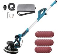 ShaiVrissian 1800w Levigatrice Murale Elettrica,Levigatrice Rotante Portatile per Pareti,5 velocità Regolabili,Disco Abrasivo Removibile,1000-2100 Giri/Min,per Interni Ed Esterni C+Sandpaper50