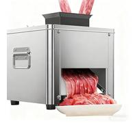 ShaiVrissian 850w Affettatrice Elettrica Professionale,Tagliacarne in Acciaio Inossidabile Commerciale,330lb/H,per Carni Fresche E Verdure,per Ristoranti E Macellerie 2.5mm