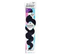 Shake N Go Virgin Remy Hair Weave Glossy Body Wave 45,7 cm (colore: nero naturale)