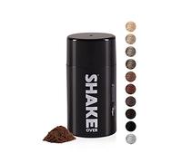 shake over fibre capillari ispessimento capelli con fibre arricchite di zinco, densificante, volume capelli, Made in Europe (12 g, MARRONE)