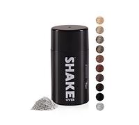 shake over fibre capillari ispessimento capelli con fibre arricchite di zinco, densificante, volume capelli, Made in Europe (12 g, GRIGIO)
