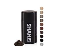 shake over fibre capillari ispessimento capelli fibre arricchite di zinco, densificante, volume capelli, Made in Europe (12 g, CASTANO MEDIO)