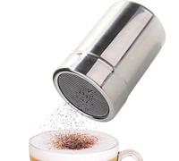 Shaker a maglia fine - Shaker per farina | Shaker in polvere con coperchio | Setaccio per spolverino in acciaio inossidabile | Shaker per zucchero a velo | Agitatore per dragaggio | Setaccio per