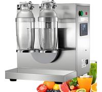 Shaker Automatico per Tè Al Latte, Shaker Elettrico a Doppia Testa per Tè Al Latte a 360°, Mixer per Bevande 350 Ml a 1000 Ml per Bubble Tea, Tè Boba, Succhi Frutta, Caffè, Cocktail