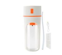 Shaker Bottle Frullatore Elettrico | Frullatore Proteico Elettrico con Cannuccia,Multifunzionale Ricaricabile 480Ml con Cannuccia per Succhi, Viaggio, Sport, Casa, Escursioni e Preparazione Pasti
