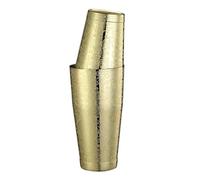 Shaker Cocktail,Kit Cocktail Shaker Da Bar In Acciaio Inossidabile Con Diverse Finiture Superficiali - For Cocktail 2 Pezzi, 15 Once E 25(GoldW Spirit)