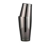 Shaker Cocktail,Kit Cocktail Shaker For Cocktail Di Alta Qualità Con Pesi, Placcato Oro/rame, Finitura Nera/a Specchio, Utensili Da Bar(Black Finish-no logo)