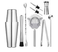 Shaker Cocktail,Kit Cocktail Shaker Professionale In Acciaio Inox For Barman, Bicchiere Da Vino, Mixer Cocktail, Martini, Set Bar(9pcs 750x600)