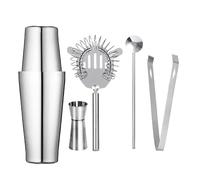 Shaker Cocktail,Kit Cocktail Shaker Professionale In Acciaio Inox For Barman, Bicchiere Da Vino, Mixer Cocktail, Martini, Set Bar(5pcs 750x600)